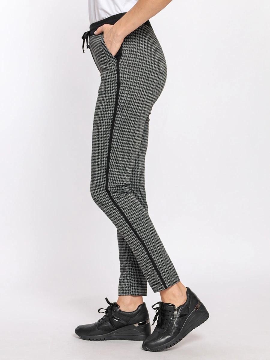 Зауженные брюки TACOMA в клетку Гусиная лапка